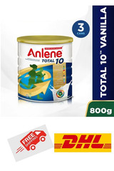 3X ANLENE Total 10 High Calcium &Collagen Adult Milk Powder 800g FREE SHIPPING