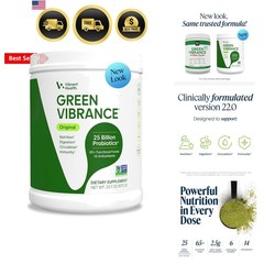 Green Vibrance, Superfood Powder, Boost Energy, 60 Servings