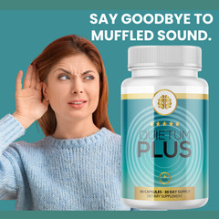 Quietum Plus- Brain & Hearing Support- 2 Bottles- 120 Capsules