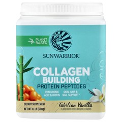 2 X Sunwarrior, Plant-Based Collagen Building Protein Peptides, Tahitian Vanill