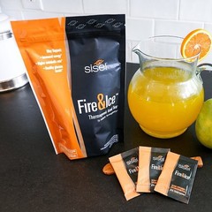 Sisel Fire&Ice Peach Mango Iced Tea – Dietary Supplement Drink Mix new