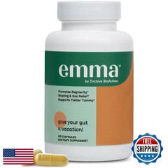 Emma Gut Health Supplement 60 Capsules for Bloating Relief & Leaky Gut