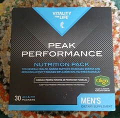 Melaleuca Peak Performance Men’s Nutrition Pack 30 AM/PM Packs Best By 12/2025