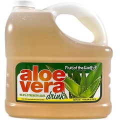 Fruit of the Earth Aloe Vera Drink 128 fl oz Organic Inner Gel 99.8%
