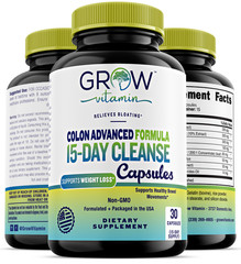 Super Colon Cleanse for weight loss and detox, natural Non-GMO Night-time caps