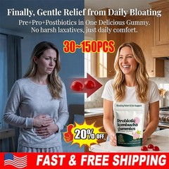 Probiotic Kombucha Gummy – Prebiotics, Probiotics, Postbiotics, Fiber Supplement