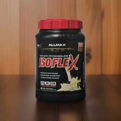 ALLMAX NUTRITION ISOFLEX 100% Pure Whey Protein Isolate Powder Vanilla 2 lb