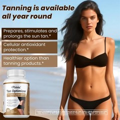 Tan Optimizer 120pcs-Evens Out Skin Tone,Boosts Confidence,Promotes Perspiration