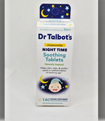 (3) NIB Dr. Talbot’s Chamomile Night Time Soothing Tablets 140 Exp 10/26 & 3/27