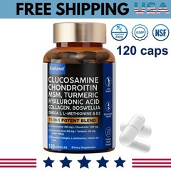 Glucosamine | Chondroitin | MSM | Collagen – 2800 mg Joint Support Supplement US