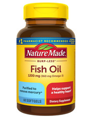 El Mejor #1 Aceite De Pescado Omega-3 1000 Mg Triple Fuerza Para Corazon Cerebro