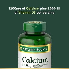 Calcium 1200 Mg & Vitamin D3 1000 IU Immune Support Bone Health, 240 Softgels