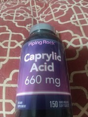 Caprylic Acid 660 mg | 150 Softgels | Non-GMO Supplement | by Piping Rock