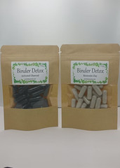 Binder Detox – Activated Charcoal Capsules & Bentonite Clay Capsules