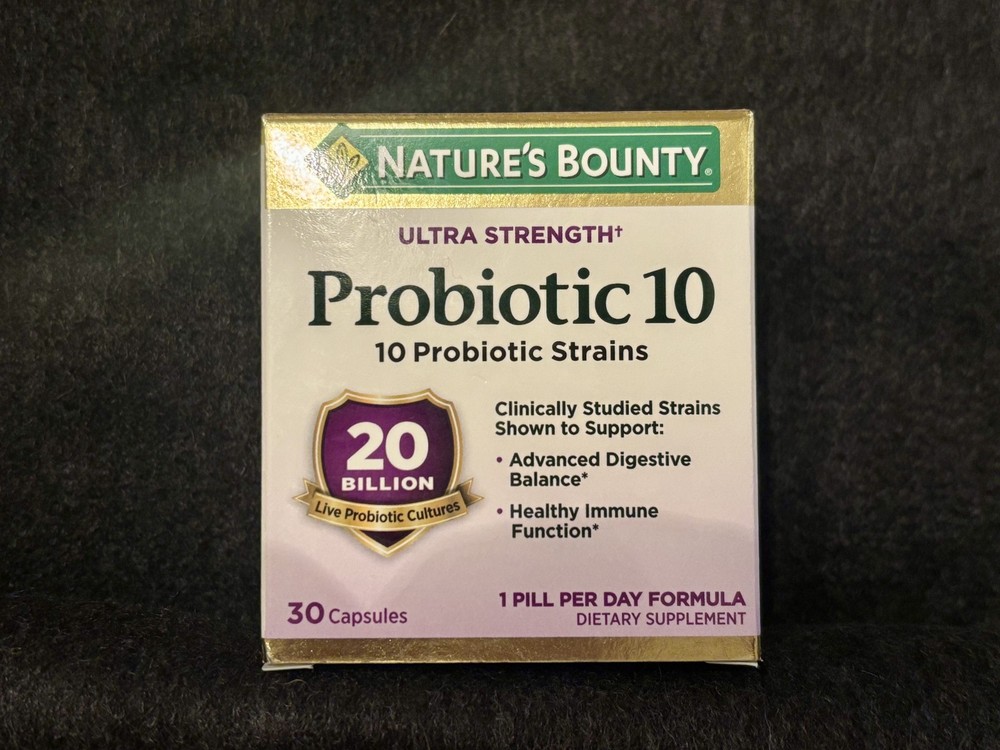 Nature’s Bounty ULTRA STRENGTH Probiotic 10. 30 Capsules