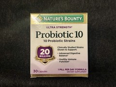 Nature’s Bounty ULTRA STRENGTH Probiotic 10. 30 Capsules