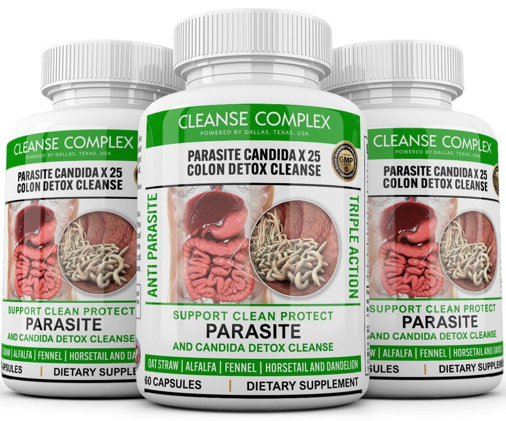 PARASITE DETOX Complete BODY CLEANSE Complex BROAD Spectrum Anti- PARASITE 180
