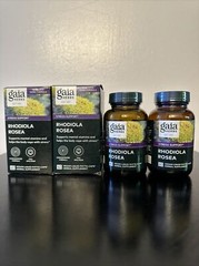 Gaia Herbs Rhodiola Rosea 120 Vegetarian Liquid Phyto-Capsules