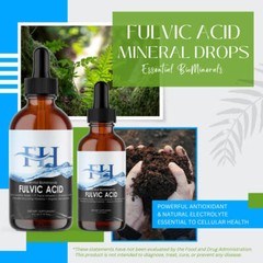Liquid Organic Fulvic Acid – Chelates Heavy Metals and Body Toxins