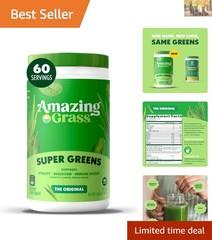 Gluten-Free Organic Greens Powder: 14 Superfoods for Immune & Digestive Health