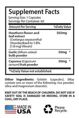 Hawthorn Flower – Hawthorn Leaf Extract 665mg- Support Healthy Circulation 1B