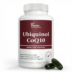 CoQ10 Ubiquinol 100mg – Heart Health, Antioxidant Support, Energy Boost, 60 Soft