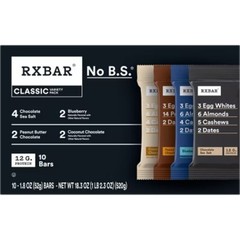 RXBAR Protein Bars Variety Pack – 18.3oz/10ct