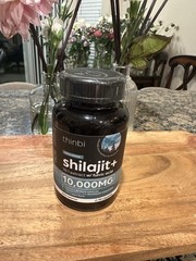 Thinbi Shilajit Gold Grade Fulvic Acid Energy + Stamina 90 Capsule45 Servings