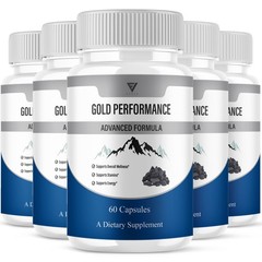 (5 Pack) Gold Performance Capsules, GoldPerformance Daily Formula (300 Capsules)
