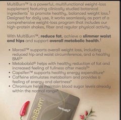 Herbalife MultiBurn™ – 90 Vegan Caps | Metabolism Energy Fat Loss 🔥 💪🏻