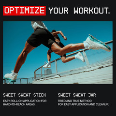 Sweet Sweat Workout Enhancer Gel to Maximize Your Exercise & Sweat Faster – 6.4O