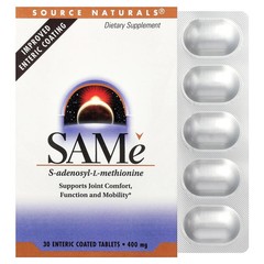 2 X Source Naturals, SAMe , 400 mg, 30 Enteric Coated Tablets
