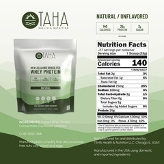 Natural Unflavored Whey Protein Concentrate Powder, 25g Protein, 140 Calories…