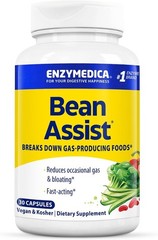 Enzymedica BeanAssist 30 Capsules Digestive Support Fast-Acting Formula