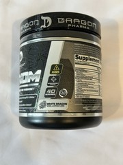 Dragon Pharma Venom Pre-Workout Powder, White Dragon Flavor, 40 Servings GMP