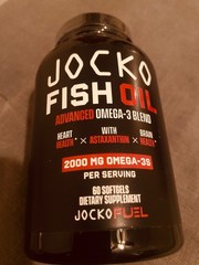 Jocko Fish Oil Advanced Omega-3 Blend 2000mgs Omega-3s 60 Softgels