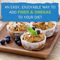 Raw Organics 100% Organic Ground Flax Seed & Chia Blend, Gluten Free Golden F…