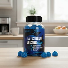 Male Enhancement Gummies – Stamina, Energy, Strength & 60 Blue Raspberry Chews
