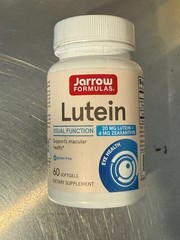 JARROW FORMULAS Lutein Visual Function Eye Health 20mg 60 Softgels BB 08/26 New