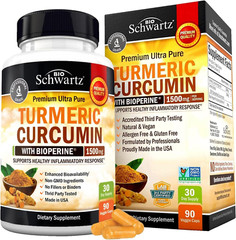 BioSchwartz Turmeric Curcumin with Black Pepper Extract 1500Mg – High Absorption
