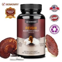 Reishi Mushroom Extract (Ganoderma Lucidum) 1000mg – Immune & Cognitive Health