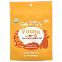 2 X Four Sigmatic, Focus, Organic Mushroom Blend, Caffeine Free, 2.12 oz (60 g)