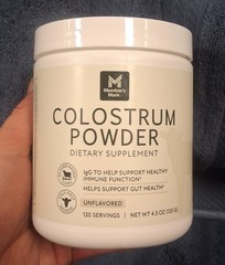 Colostrum Powder, Unflavored, Member’s Mark 120 Servings Made In USA Exp 2027