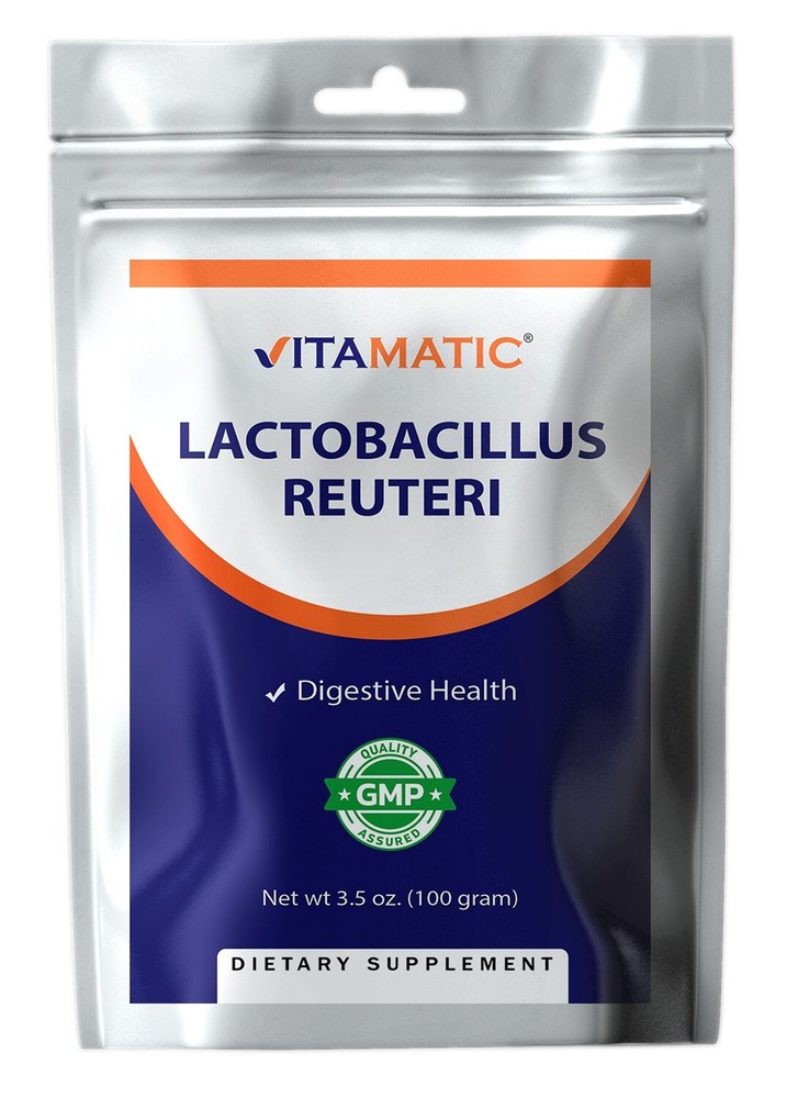Vitamatic Lactobacillus Reuteri Probiotic Powder – Digestive Support – 100 Gr