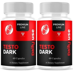 (2 Pack) Testo Dark Capsules, Testo Dark Maximum Performance (120 Capsules)