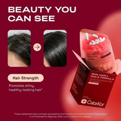 Skin, Cata-Kor Hair & – Supplement – Ca AKG – MSM Nails Hyaluronic Acid – Biotin