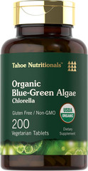 Chlorella Blue Green Algae 250Mg 200 Tablets Vegetarian, Non-Gmo, Gluten Free Su