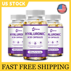 Hyaluronic Acid With Vitamin C | 3 X 120 Capsules | Anti Aging | Joint Support