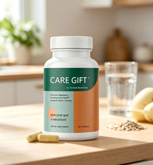 60 Caps Gut Health Supplement: Bloating Relief & Leaky Gut | Free Shipping