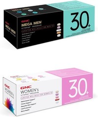GNC Men’s and Women’s 30+ Daily Vitapak Bundle (2 Items): Women’s 30+ Vitapak (3